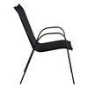 Stackable Black Sling Patio Chair