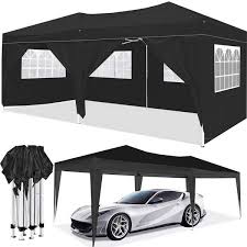 Black Pop-Up Outdoor Gazebo Canopy ONLY