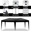Black Pop-Up Outdoor Gazebo Canopy ONLY