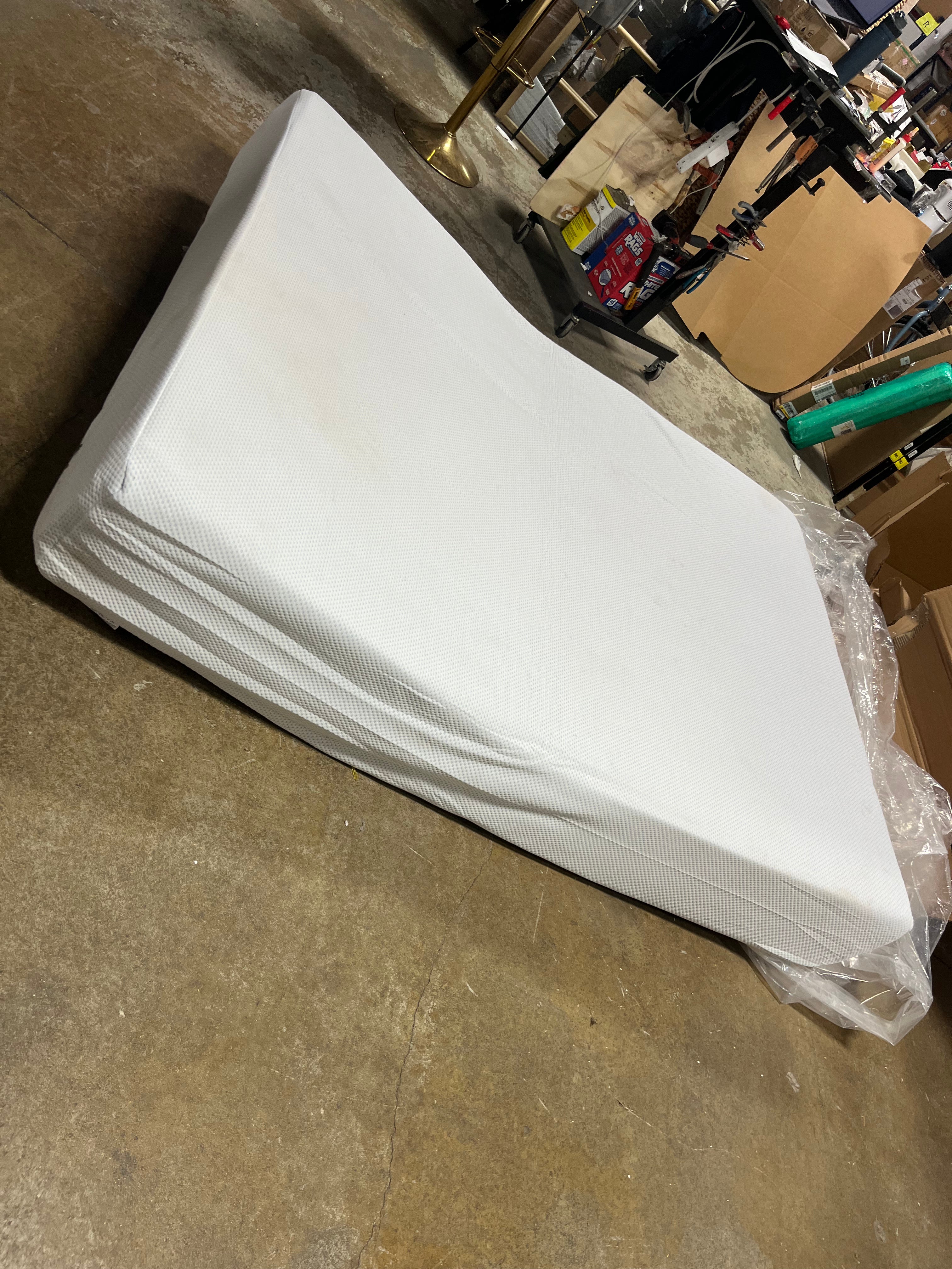 Green Tea Memory Foam Mattress, Queen, Fiberglass Free, Patented Custom Contour Support, Sturdy Base Foam, CertiPUR-US Certified, Mattress in A Box, White