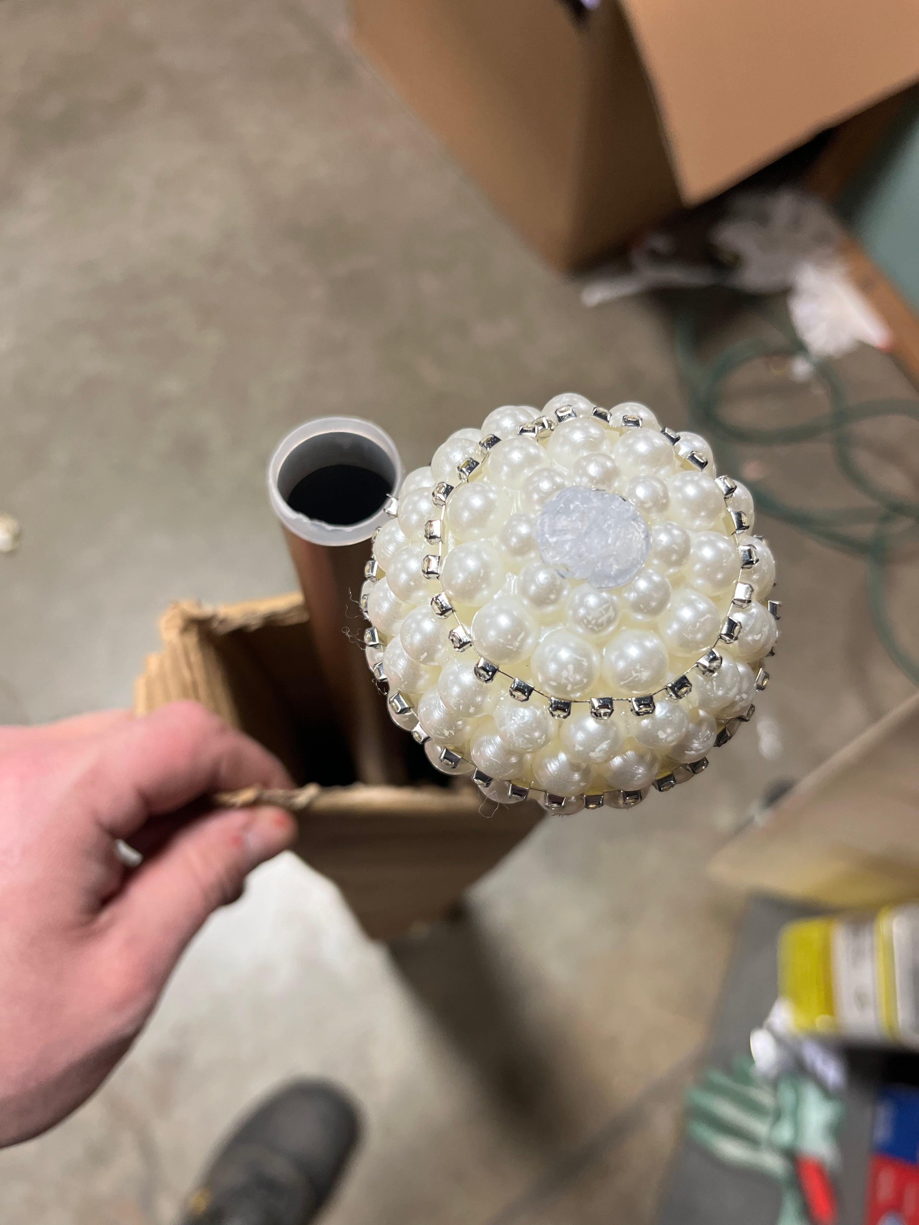 Adjustable Diana Curtain Rod and Finial Set