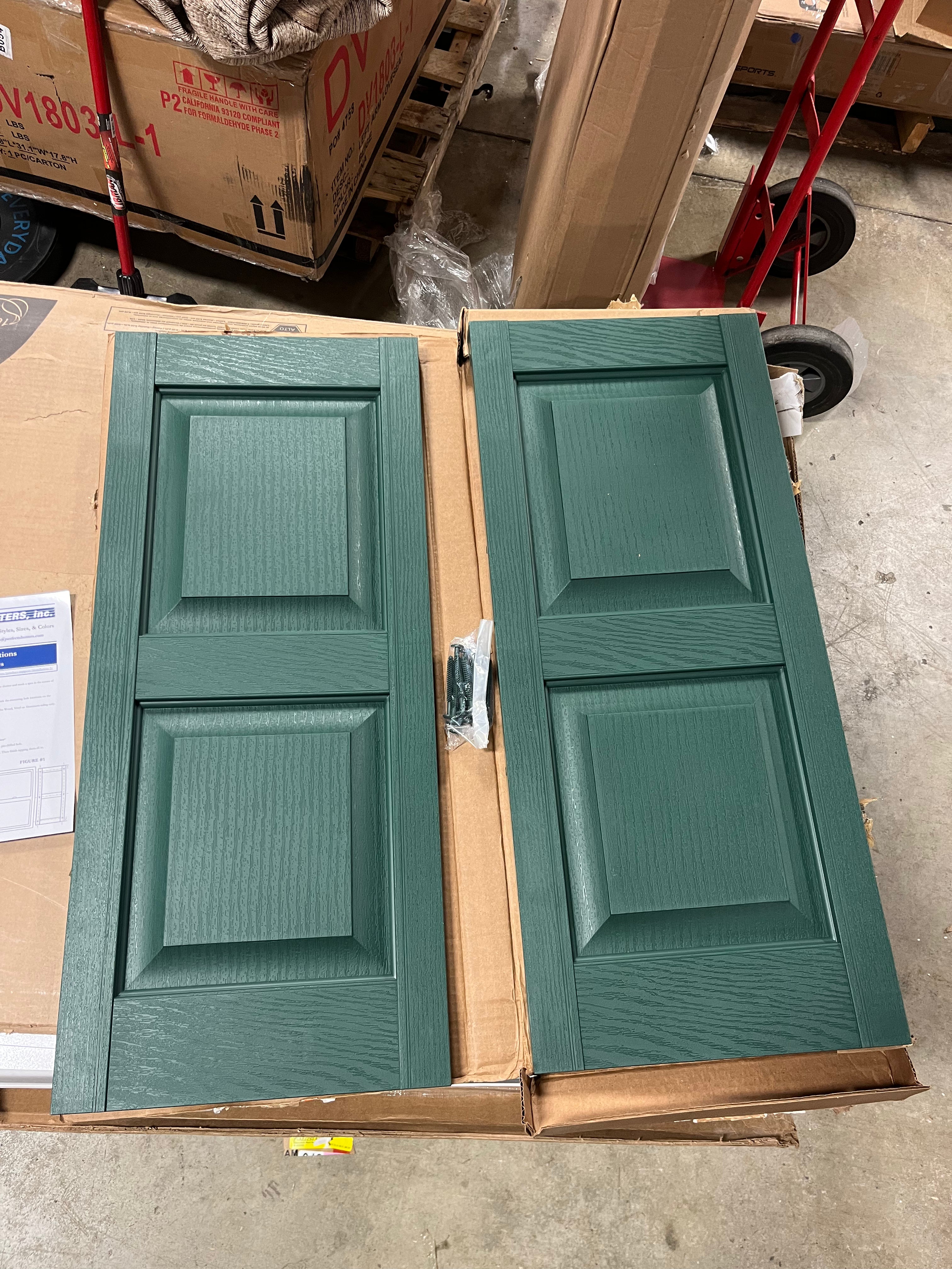 Premier Raised Panel Shutters (Set of 2)