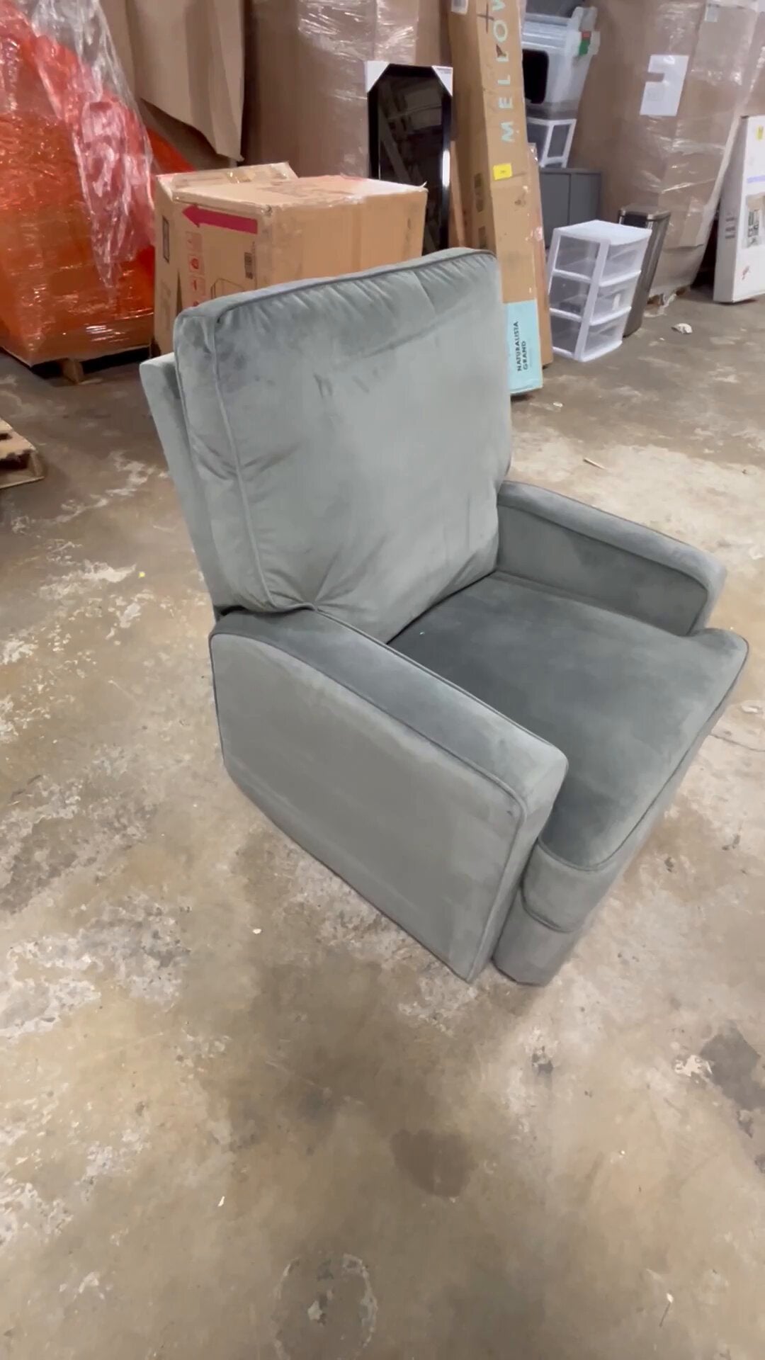 Addison Swivel Gliding Recliner Salvage & Co Indy