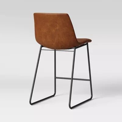 Bowden Faux Leather Counter Height Barstool