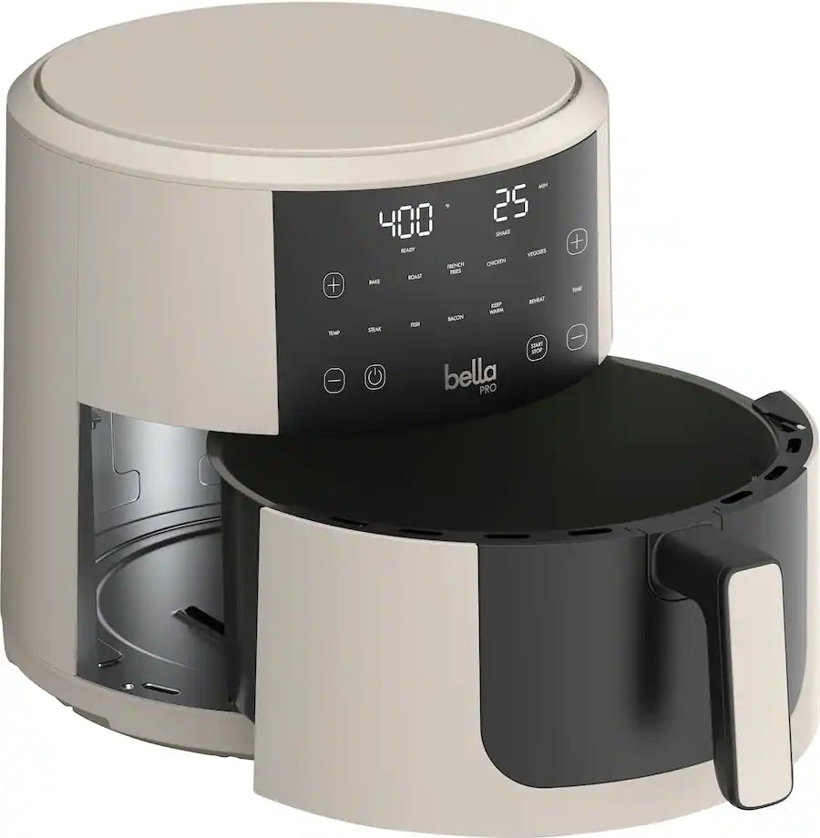 SmartCrisp Touchscreen Air Fryer - Oatmilk