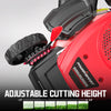3-in-1 Gas Push Lawn Mower with 144cc Engine, 6-Position Height Adjustment