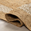 Louisa Jute Bordered Area Rug 8'x10'