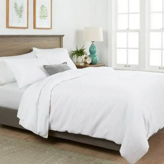 White Matelasse Medallion Comforter Set King