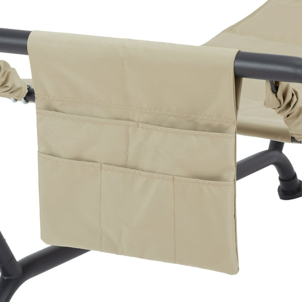 Belden Park Polyester Hammock with Stand and Pillow, Beige