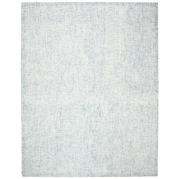 Abstract Dalia Geometric Abstract Area Rug, Ivory/Blue, 10' x 14'