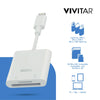 Mobile Micro SD Compact Flash Card Reader with USB Adapter for Memory Cards