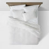 White Matelasse Medallion Comforter Set King