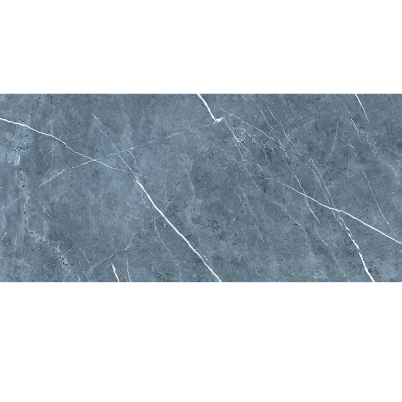 Theater Blue High Polished Rectified Porcelain Tile - Set of 6