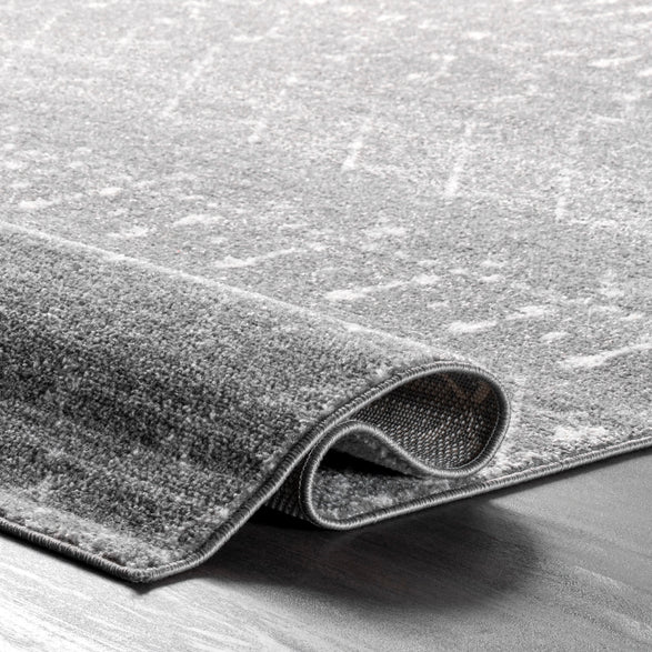 Blythe Modern Moroccan Trellis Dark Gray Area Rug