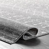 Blythe Modern Moroccan Trellis Dark Gray Area Rug