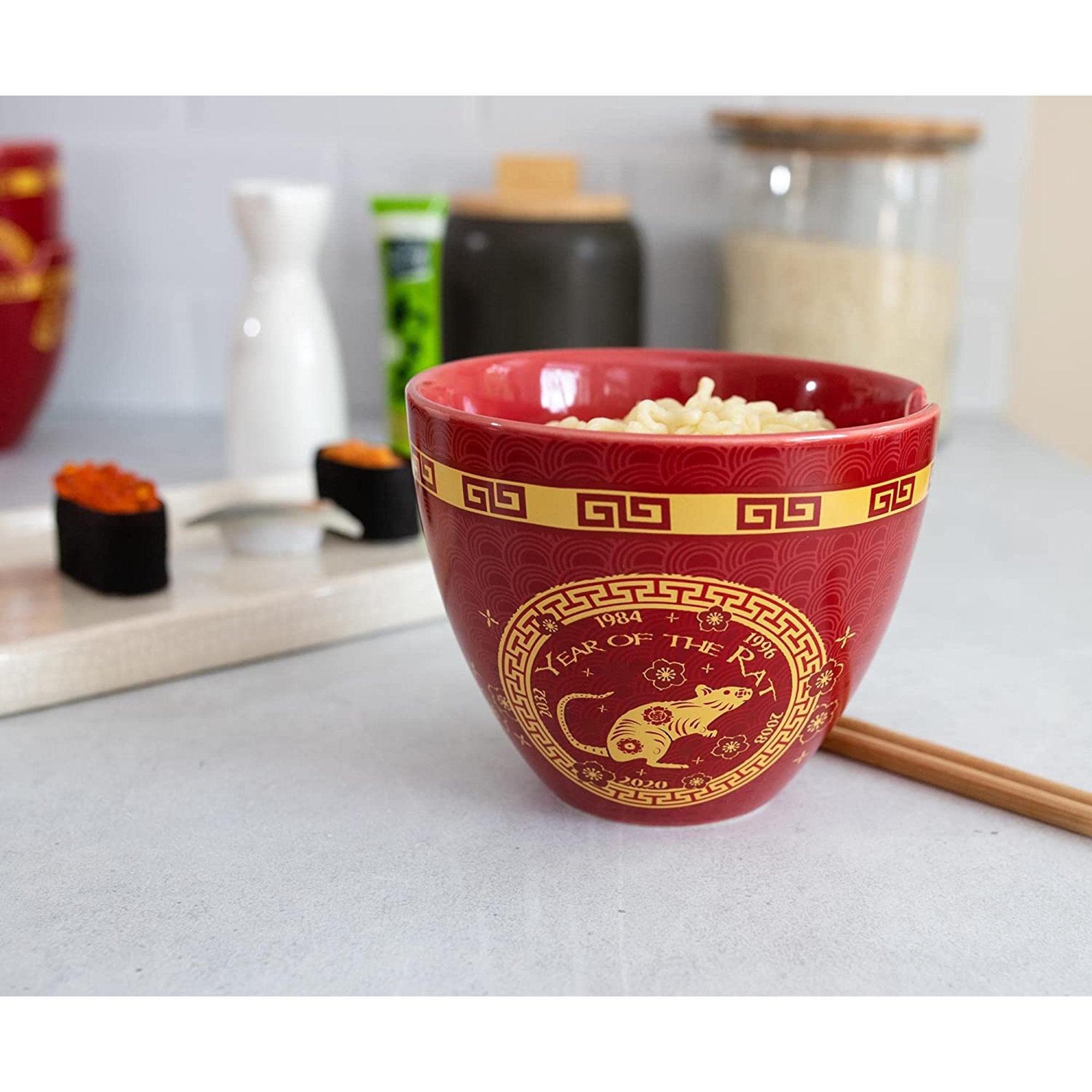 Year Of The Rat Chinese Ceramic Dinnerware Set