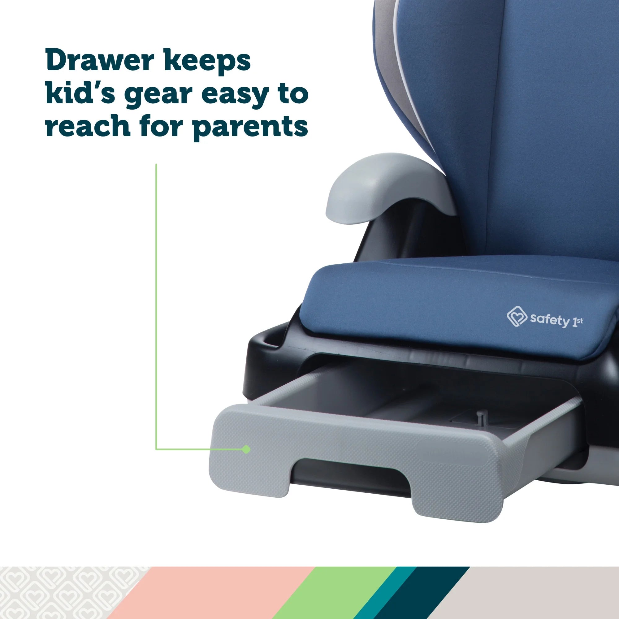 'n Go Sport Booster Car Seat, Dusted Indigo, Toddler, Unisex