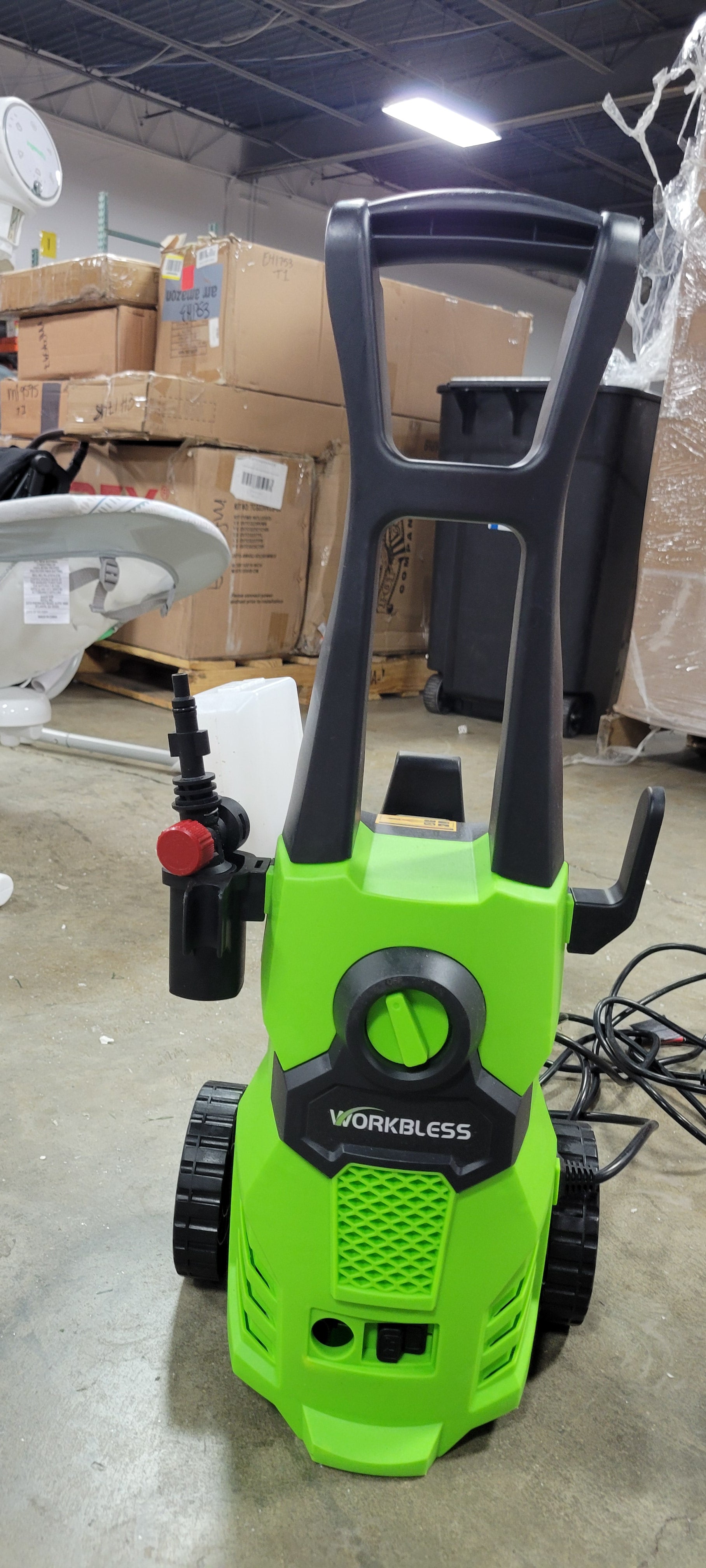 Electric Pressure Washer with 4 Quick Connect Nozzles