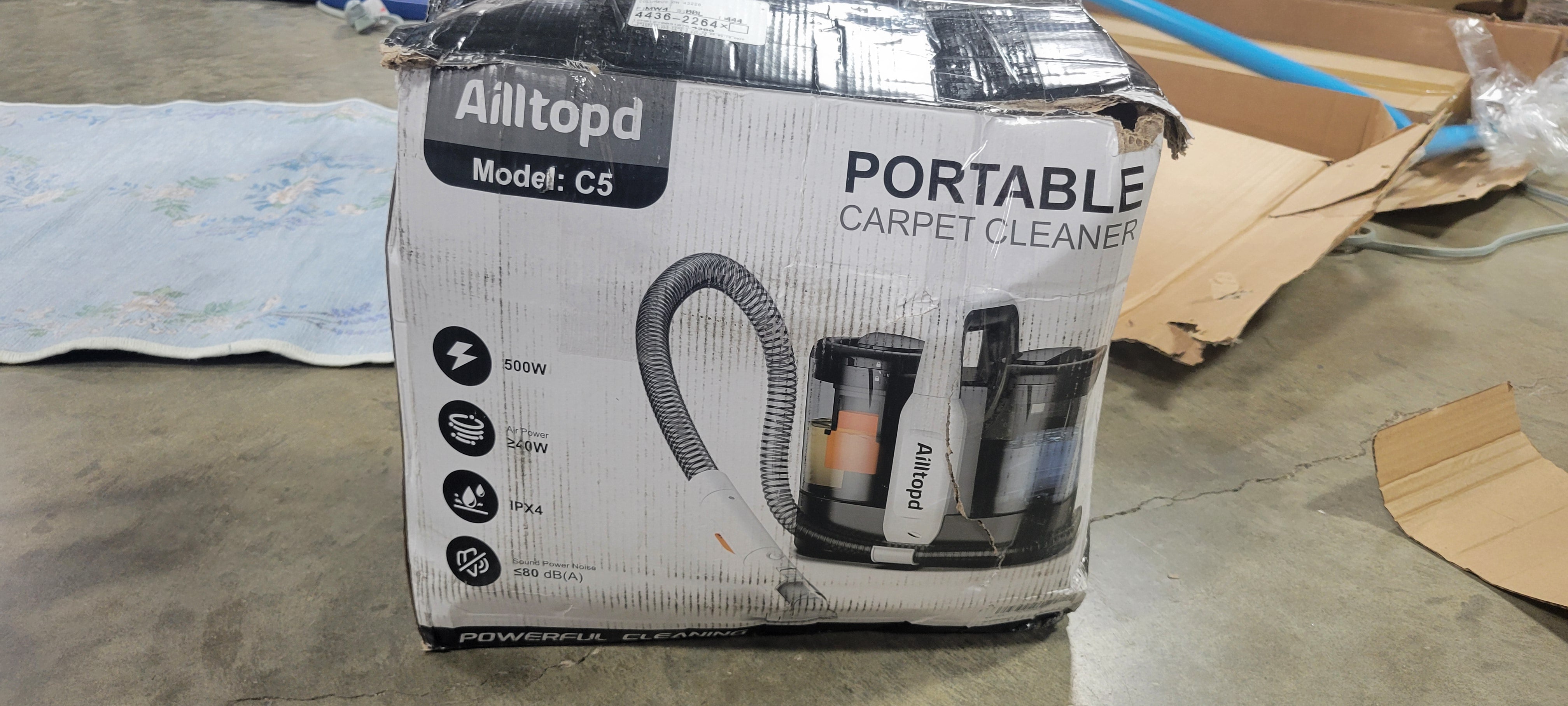 Portable Carpet & Upholstery Spot Cleaner, Powerful Suction & Spot Remover