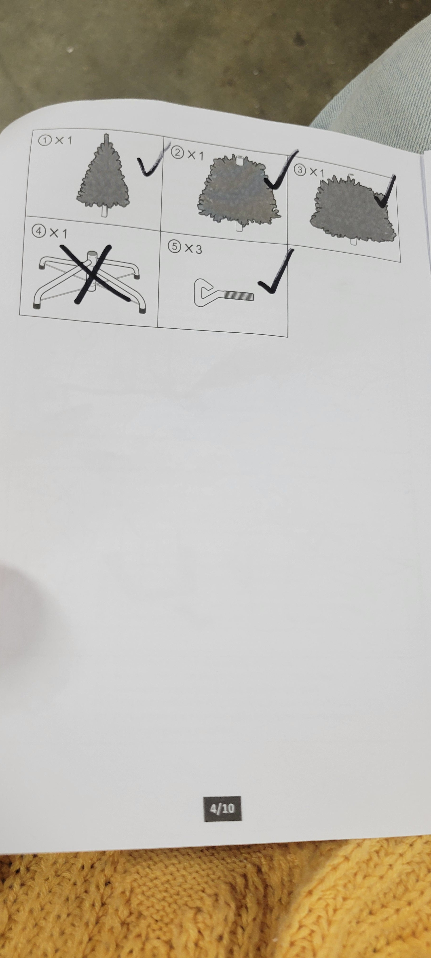 Artificial Green Christmas Tree, final cut