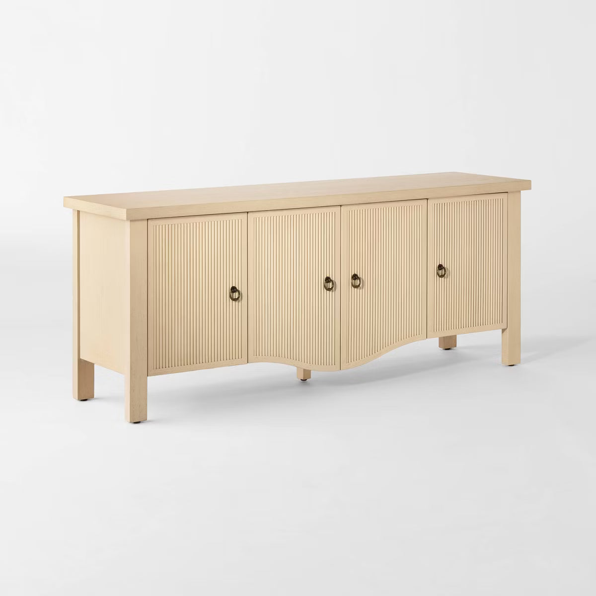 Elder Media Stand - Natural SHOWROOM ITEM