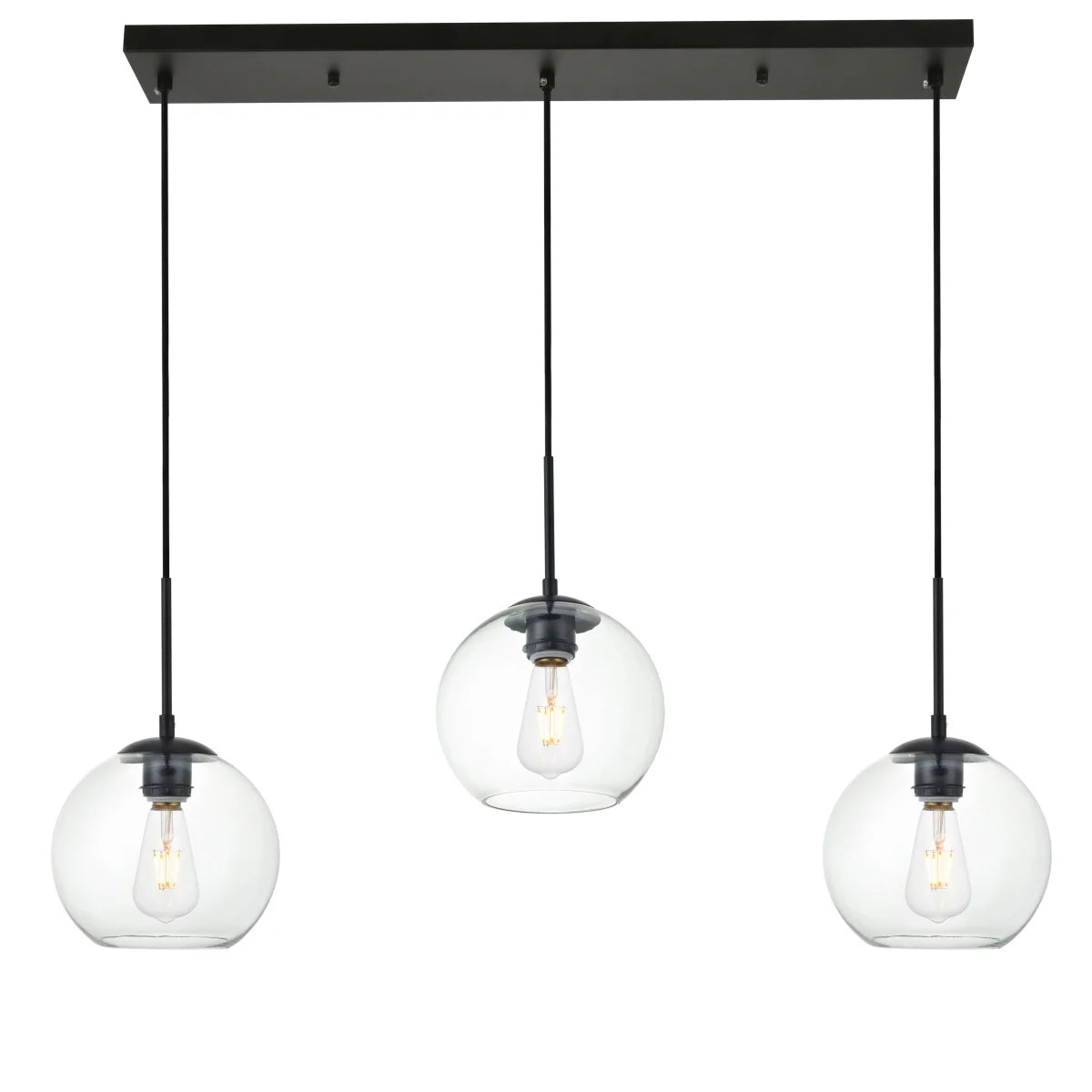 Baxter 3 Light Wide Linear Pendant