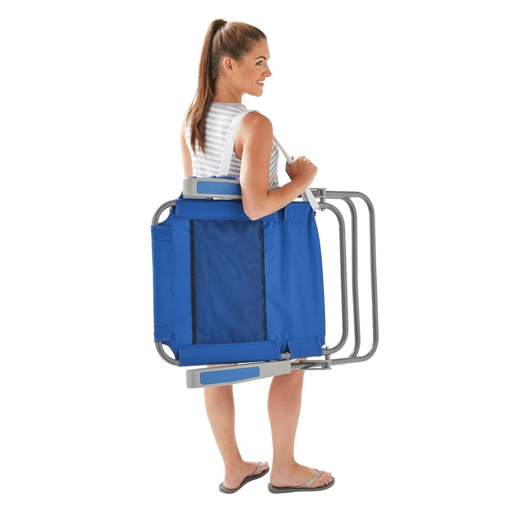 2-Pack Reclining Oversize Beach Chair