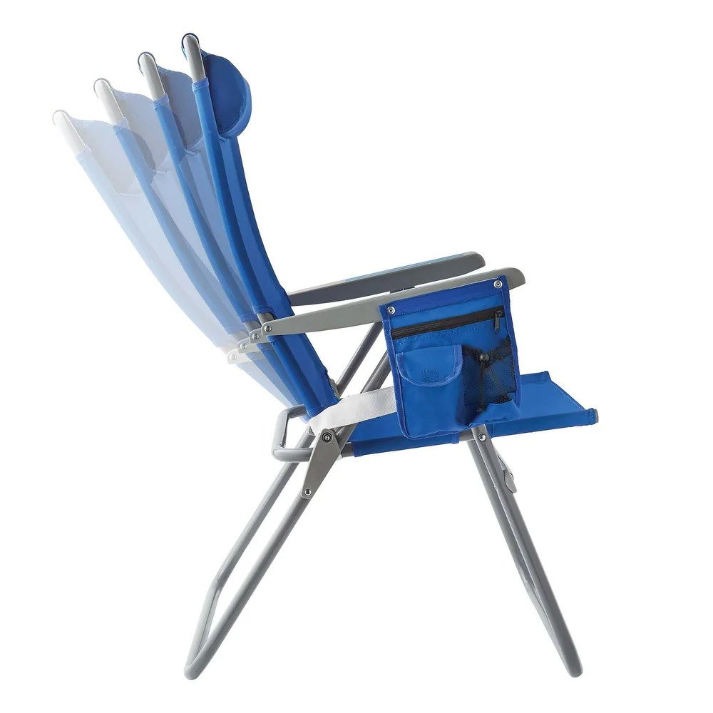2-Pack Reclining Oversize Beach Chair