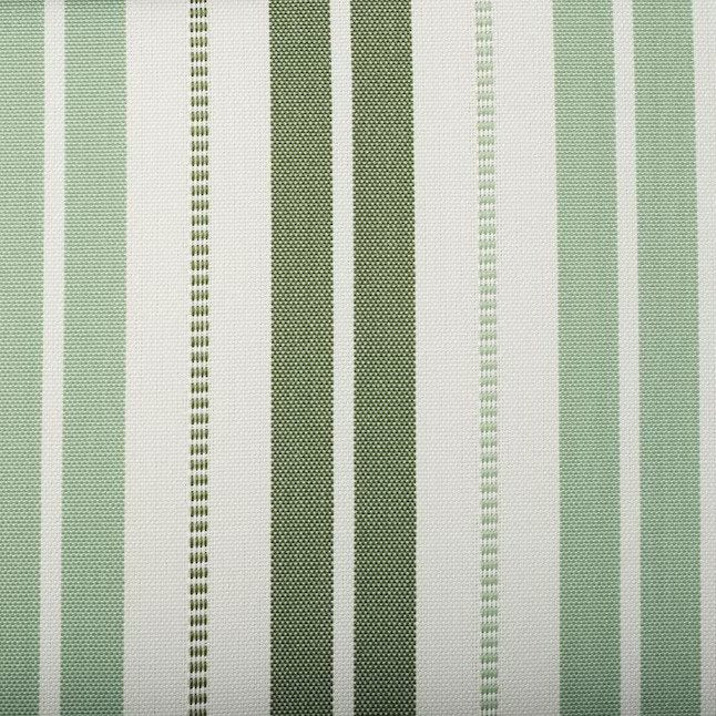 2-Piece Sage Green Stripe Patio Loveseat Cushion