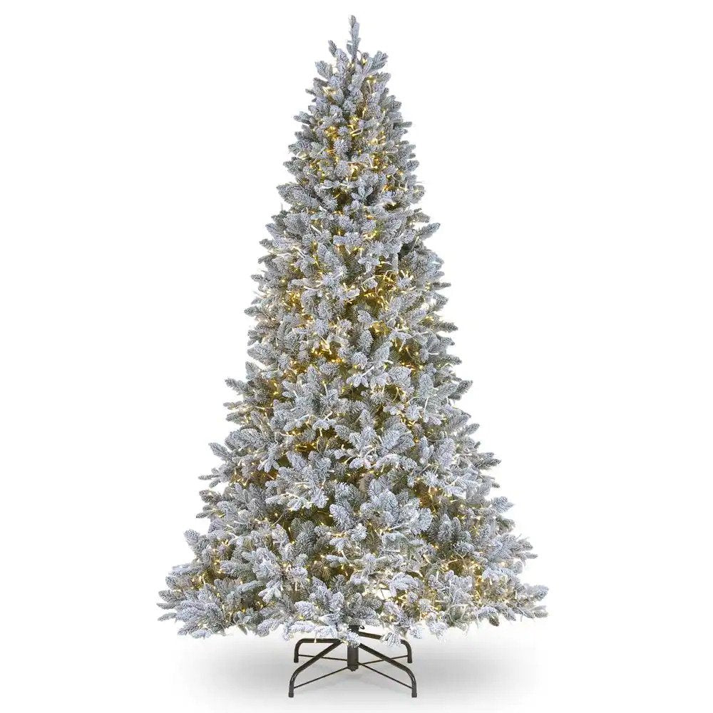 6-1/2 ft. Feel Real Iceland Fir Hinged Tree with 650 Clear Lights