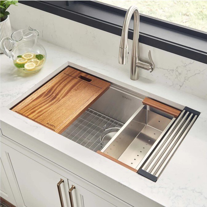 Roma Undermount Single Basin Stainless Steel Kitchen Sink