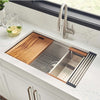 Roma Undermount Single Basin Stainless Steel Kitchen Sink