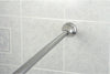 Americana Tension Shower Rod with Decorative Flange
