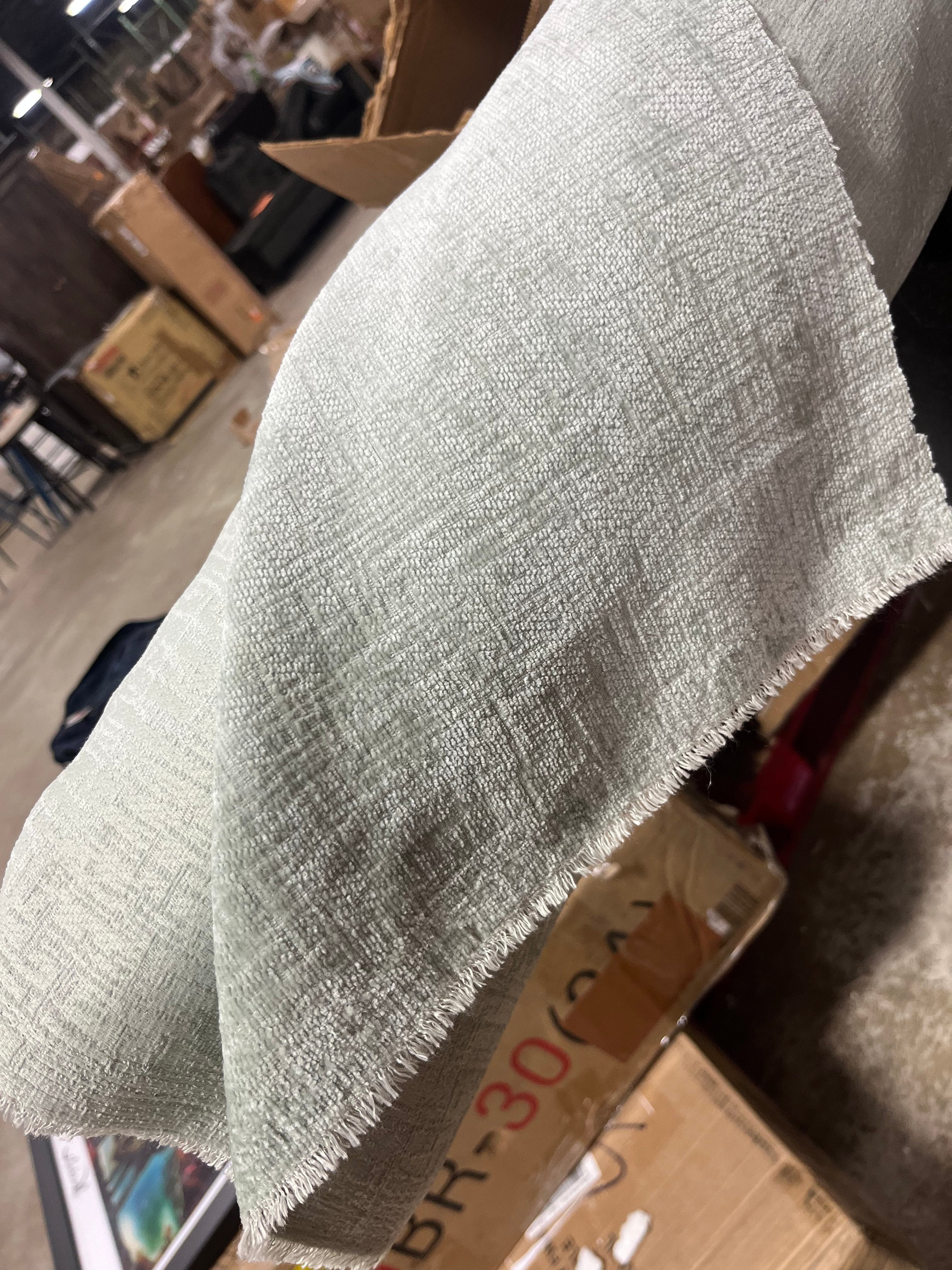 20 yards Glacier Derby-Cardinal Chenille Upholstery Fabric