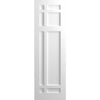 SET OF 2 True Fit PVC San Juan Capistrano Mission Style Fixed Mount Shutters (final cut, no further discounts)