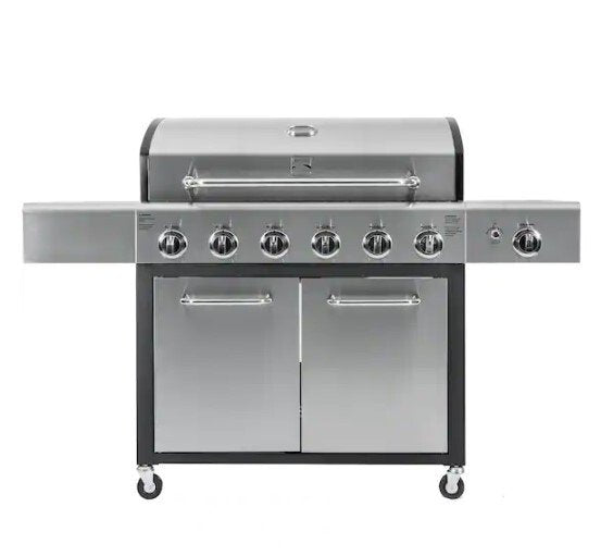 6-Burner with Side Propane Gas Burner XL Grill