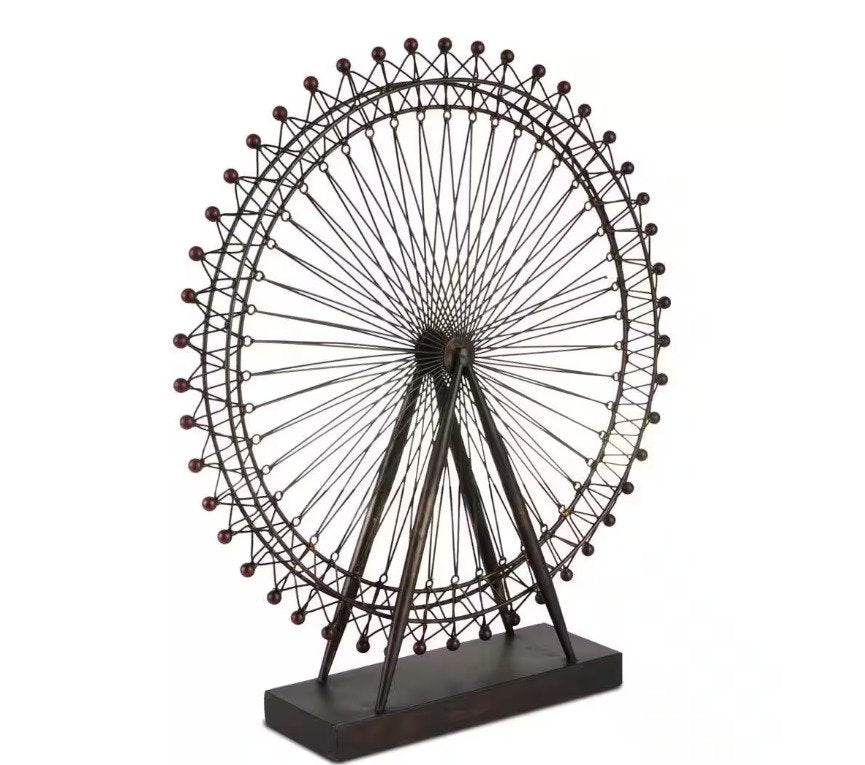 London Eye Abstract Metal Decorative Object