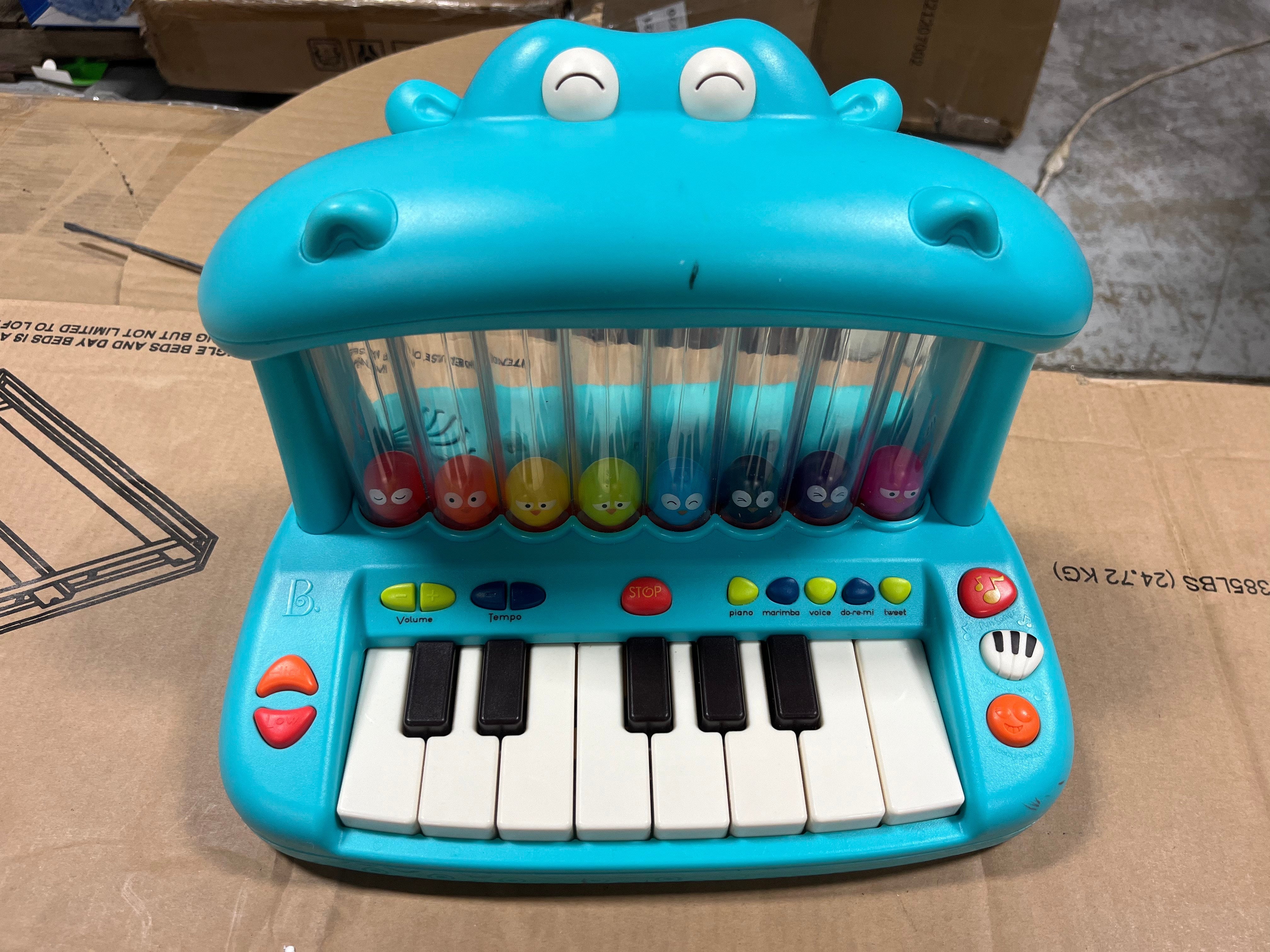 Toy Piano For Kids Hippo Pop – Salvage & Co Indy