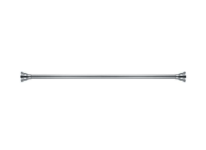 Americana Tension Shower Rod with Decorative Flange