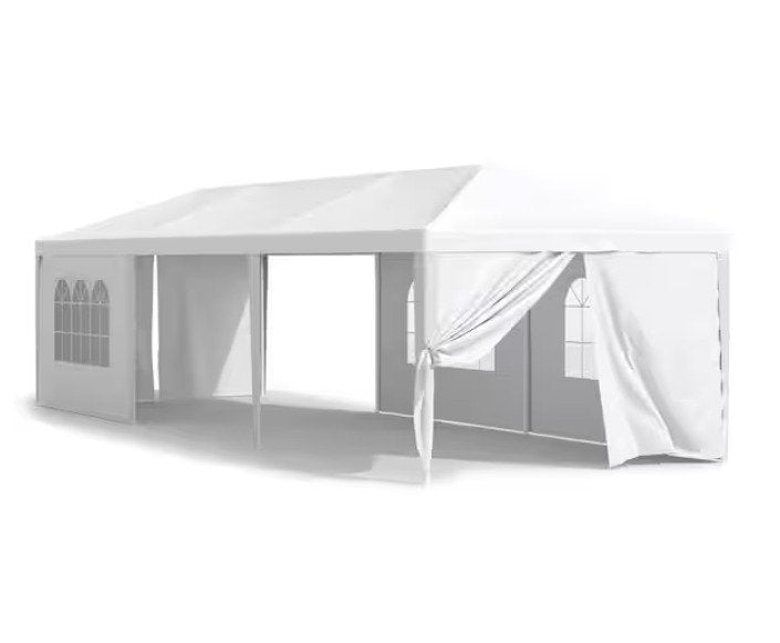 White Outdoor Gazebo Wedding Party Tent with Removable Sidewalls