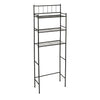 3-Tier Steel Over-The-Toilet Space Saver, Black