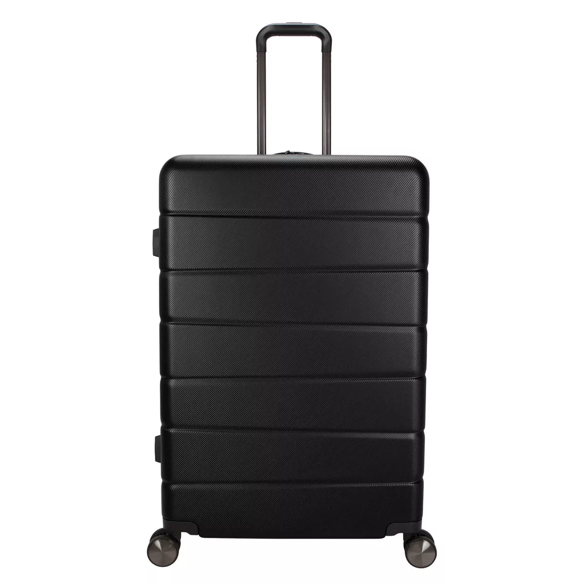 2-Piece Hardside Large Checked Spinner Suitcase