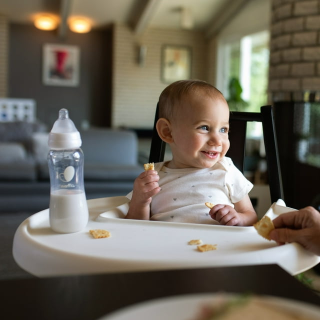 Balance + Standard Neck BPA-Free Plastic Baby Bottles, Clear, 6ct