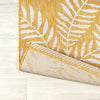 Nevis Palm Frond Yellow/Cream Indoor/Outdoor Runner Rug