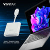 Mobile Micro SD Compact Flash Card Reader with USB Adapter for Memory Cards