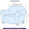 1-Piece Stretch Sofa Slipcover Non Slip Couch Cover (Armchair, Wine)