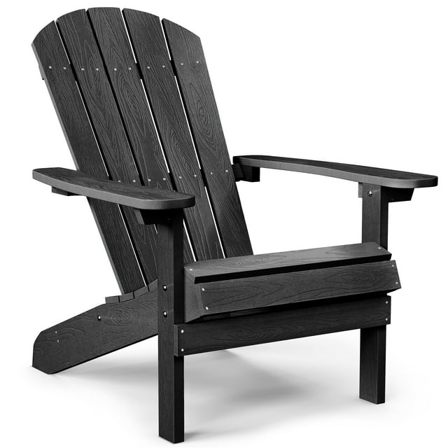 Plastic Adirondack Chairs Weather Resistant, Looks Exactly Like Real Wood