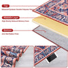 Boho Area Rug Persian Distressed Design, Machine Washable Rug for Living Room Bedroom