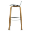 Bar Stool, Grey, 1-Piece