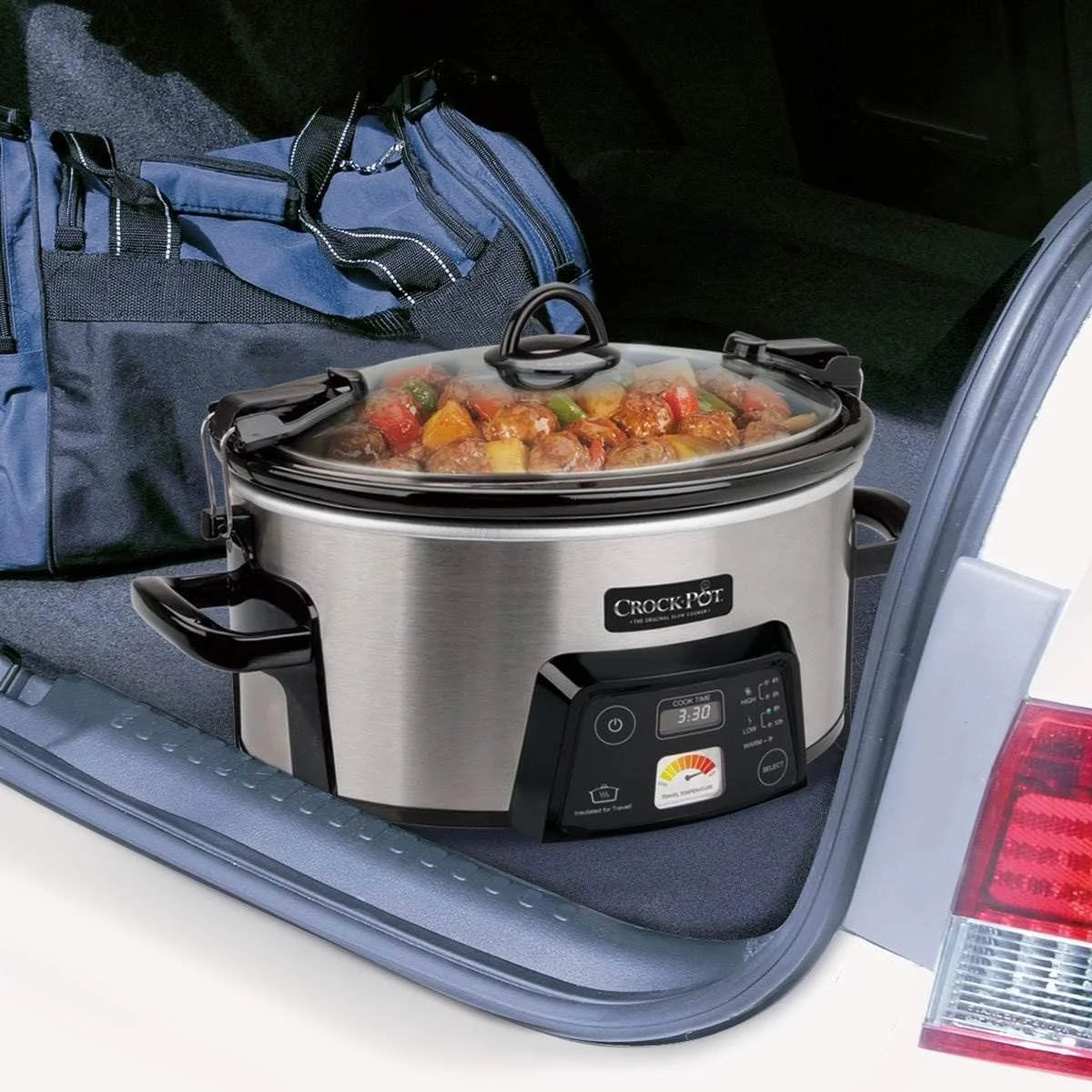 Cook Travel Serve 6-Quart Programmable Slow Cooker